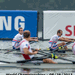 Bow seats checking each other out 10 meters before the finish of the semifinal of the LM2x - Click for full-size image!