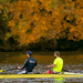 Hi-vis gear mirrored by lake, October 27 - Click for full-size image!