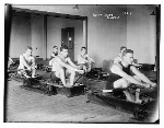 Rowing Squad, Columbia.  Photo courtesy of the Library of Congress. - Click for full-size image!