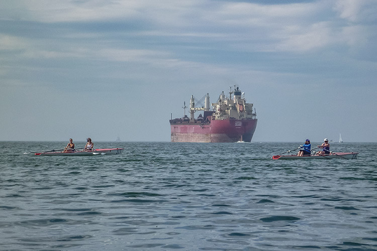 Coastal Rowing on Lake Ontario
