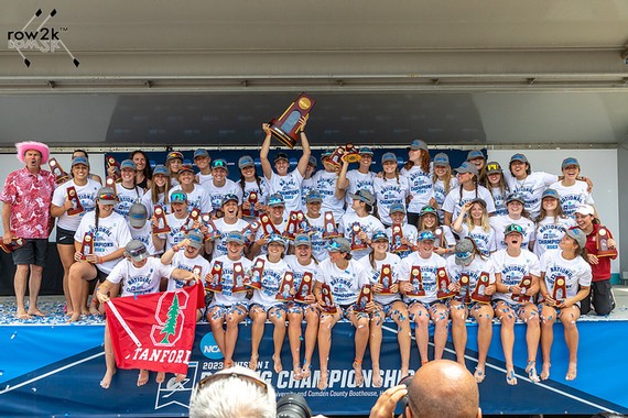 row2k features: D1 Championship: Stanford Sweeps Eights, Wins on Cooper Again