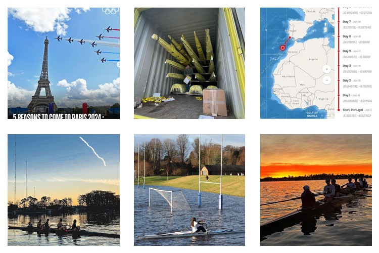 row2k features: This Week's Best of Rowing on Instagram 1/21/2023