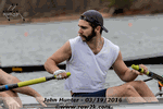 Sculling the boat around with a deep V at the 2016 John Hunter - Click for full-size image!