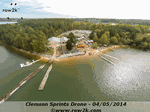 Aerial view of the Clemson Sprints in 2014 - Click for full-size image!