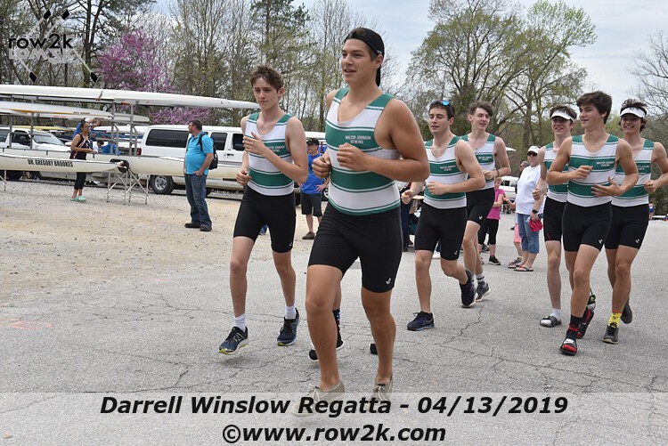 Team Run at Darrell Winslow Regatta, 2019
