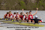 Harvard celebrating a win over Princeton on the Carnegie - Click for full-size image!