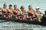 BU head women's coach Madeline Davis 12 years ago stroking the Princeton LW8 - Click for full-size image!