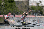 Pair winners at WIRA, props for this celebration not capsizing - Click for full-size image!