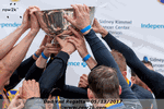 The Drexel Men hoist the trophy - Click for full-size image!