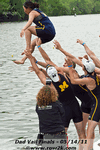 Michigan coxswain gets launched into the Schuylkill - Click for full-size image!