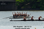 Yale lightweights celebrating their bowball win over Harvard at the 2011 IRA - Click for full-size image!