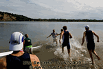 Luke Agnini gets a shove into the lake in 2009 - Click for full-size image!