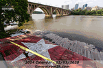 January - Sculler launch at Potomac Boat Club in Washington DC - Click for full-size image!