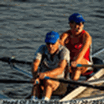 Harry and his daughter Abigail racing HOCR just last year in the Director's Doubles event - Click for full-size image!
