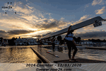 July - California Rowing Club following evening training row at Henley Royal Regatta - Click for full-size image!