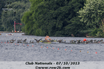 Racing through a goose party - Click for full-size image!