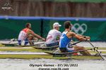 The three medalists in sprint - Click for full-size image!