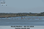 Start line a warm up area for World Masters - Click for full-size image!