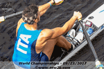 Checkered hair for ITA sculler in Sarasota - Click for full-size image!