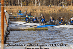 Assertive coxing onto stakeboat fingers at Mercer - Click for full-size image!