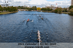 December - eights racing under the Western Ave bridge at Head Of The Charles - Click for full-size image!