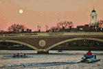 Charles River Moonset submitted by Paul Cannistraro - Click for full-size image!