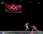 FRA vs. RUS in gold medal match of women's team sabre - Click for full-size image!
