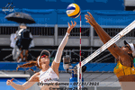 USA vs. BRA in women's beach volleyball - Click for full-size image!