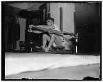 James A. Shanley, D. of New Haven, Conn. on rowing machine at the House gym ca. 1937. Photo courtesy of the Library of Congress. - Click for full-size image!