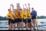 Navy lights celebrating win at 2004 IRA - Click for full-size image!