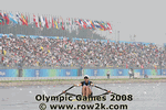 Michelle Guerette racing Beijing Olympics - Click for full-size image!