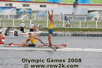 AUS M2- celebrates gold medal row at 2008 Olympics - Click for full-size image!