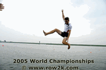 USA M8+ cox toss in Gifu 2005 - Click for full-size image!