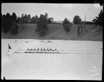 1950 Finish of the men's eights rowing race, British Empire Games, Lake Karapiro. Courtesy of the National Library of New Zealand. - Click for full-size image!