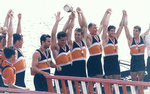1998 Princeton Varsity 8+ after winning IRAs - Click for full-size image!