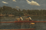 The Biglin Brothers Racing, 1872 by Thomas Eakins (artist) American.  Courtesy of The National Gallery of Art. - Click for full-size image!