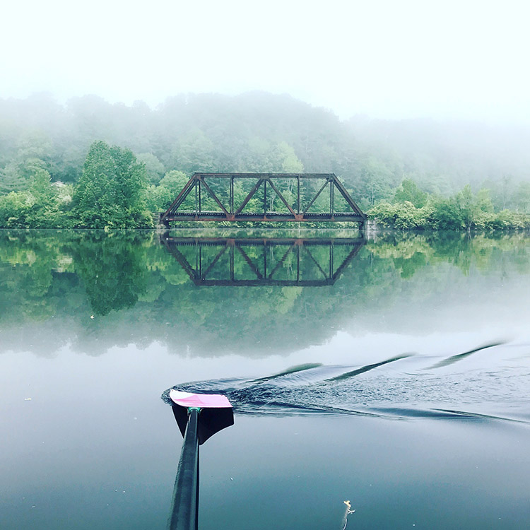 Misty Connecticut River
