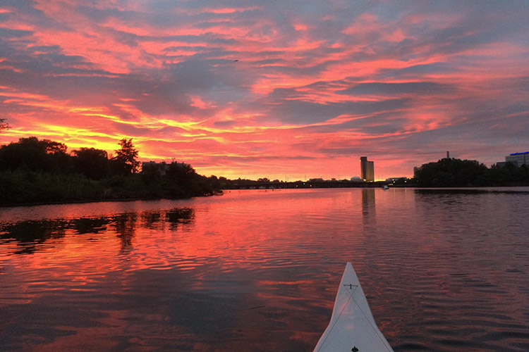 Beautiful Mystic River Sunrise