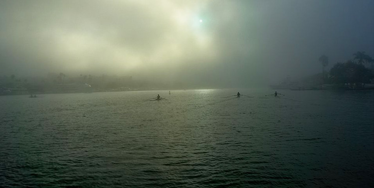 Foggy SoCal Scullers