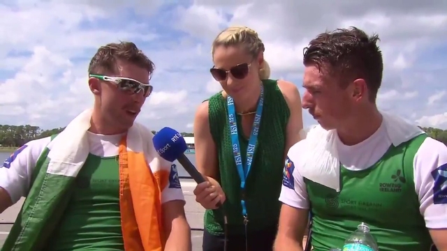 Irish Rowing pair take on commentary duty