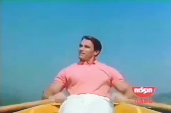 Arnold Schwarzenegger Rowing