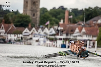 Green Lake's Junior boys eight is racing up in Thames, and won over a crew 10 years their senior - Click for full-size image!