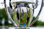 Henley Regatta offiials, including Henley Chairman Sir Steve Redgrave reflected in the cup - Click for full-size image!