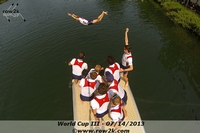 USA M8+ coxswain Zach Vlahos goes into orbit. - Click for full-size image!