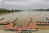 Set up the remote camera on top of the start tower for the start of the Andrew Campbell's heat in the LM1x - Click for full-size image!