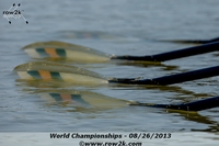 More water effects on the first stroke of the Aussie LM4x - Click for full-size image!